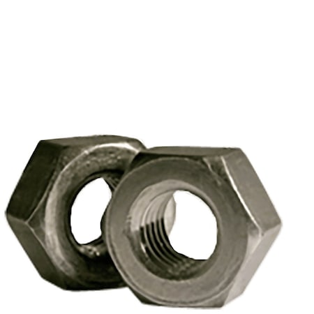 Newport Fasteners Heavy Hex Nut, 3-3/4"-4, Steel, Grade A, Plain, 3-11/16 in Ht, 2 PK 859159-BR-2